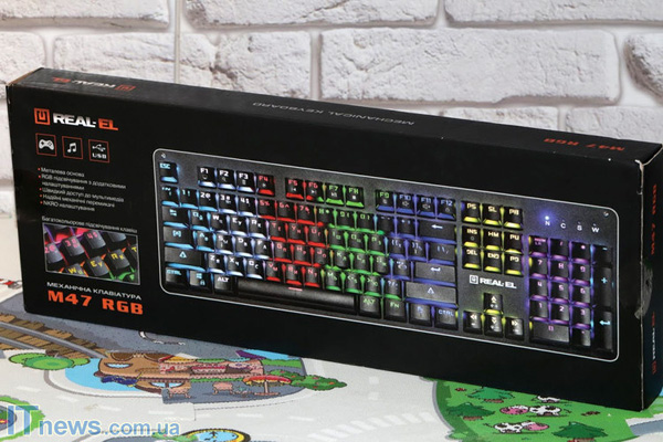 Игровая механическая клавиатура REAL-EL M47 RGB REAL-EL M47 RGB